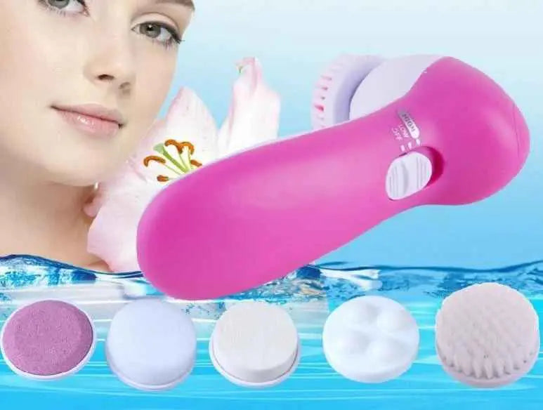 Escova de Limpeza e Esfoliação de Pele Facial 5 em 1 Tangorila