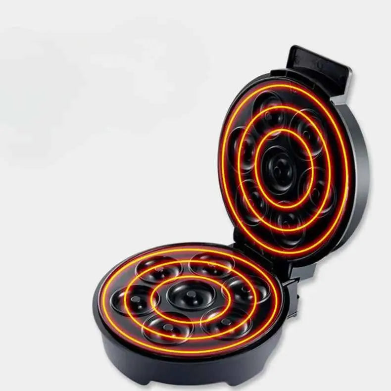 Máquina de Donuts Elétrica - Mini Donut Maker, 7 Buracos Tangorila