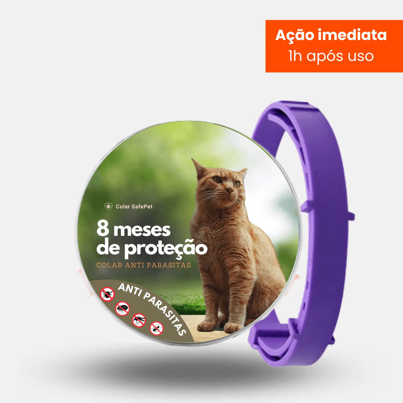 Colar Anti Pulgas e Carrapatos Tangorila