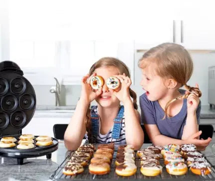 Máquina Elétrica Mini Donut Maker, 7 Buracos Tangorila