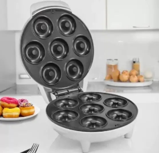 Máquina Elétrica Mini Donut Maker, 7 Buracos Tangorila