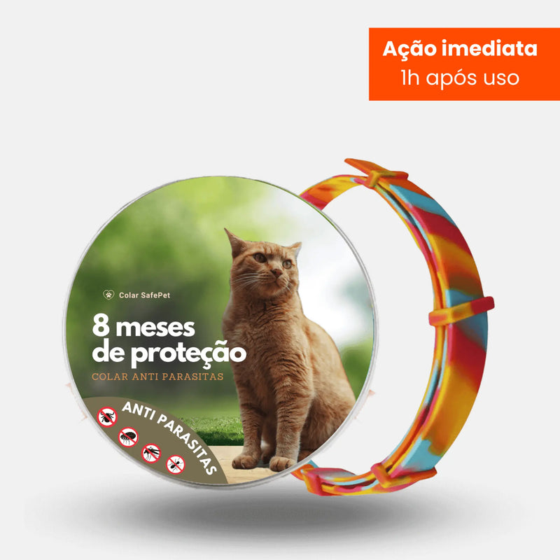 Colar Anti Pulgas e Carrapatos Tangorila