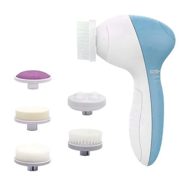 Escova de Limpeza e Esfoliação de Pele Facial 5 em 1 Tangorila