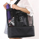 Tote Waterproof Bento Bag Swimming Bag Travel Storage Beach Bags Insulated Double Layer Picnic Ice Bag Tangorila