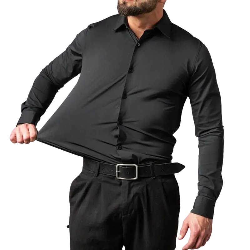 Camisa Slim Social Elastano (Não amassa) Tangorila