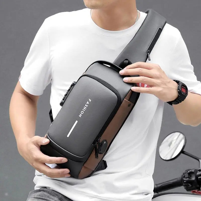 Mochila Anti-Furto com Senha USB Slim Bag Tangorila