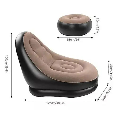 Sofa Inflável 2 em 1 - Ultra Lounge Tangorila