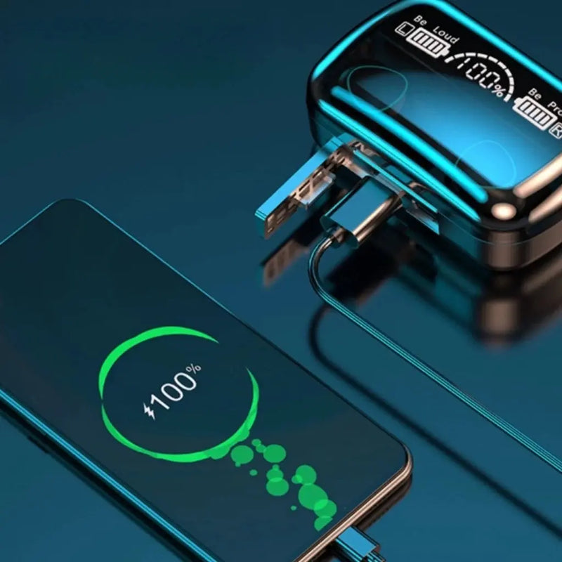 Fone de Ouvido Bluetooth com Microfone TWS PRO Tangorila