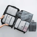 Kit 7 Bolsas Organizadoras Para Mala de Viagem STORAGE BAG - PAGUE 4 LEVE 7 - SUPER PROMOÇÃO POR TEMPO LIMITADO