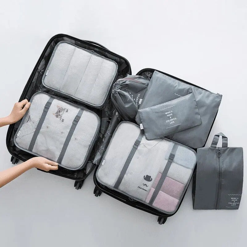 Kit 7 Bolsas Organizadoras Para Mala de Viagem STORAGE BAG - PAGUE 4 LEVE 7 - SUPER PROMOÇÃO POR TEMPO LIMITADO