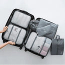 Kit 7 Bolsas Organizadoras Para Mala de Viagem STORAGE BAG - PAGUE 4 LEVE 7 - SUPER PROMOÇÃO POR TEMPO LIMITADO