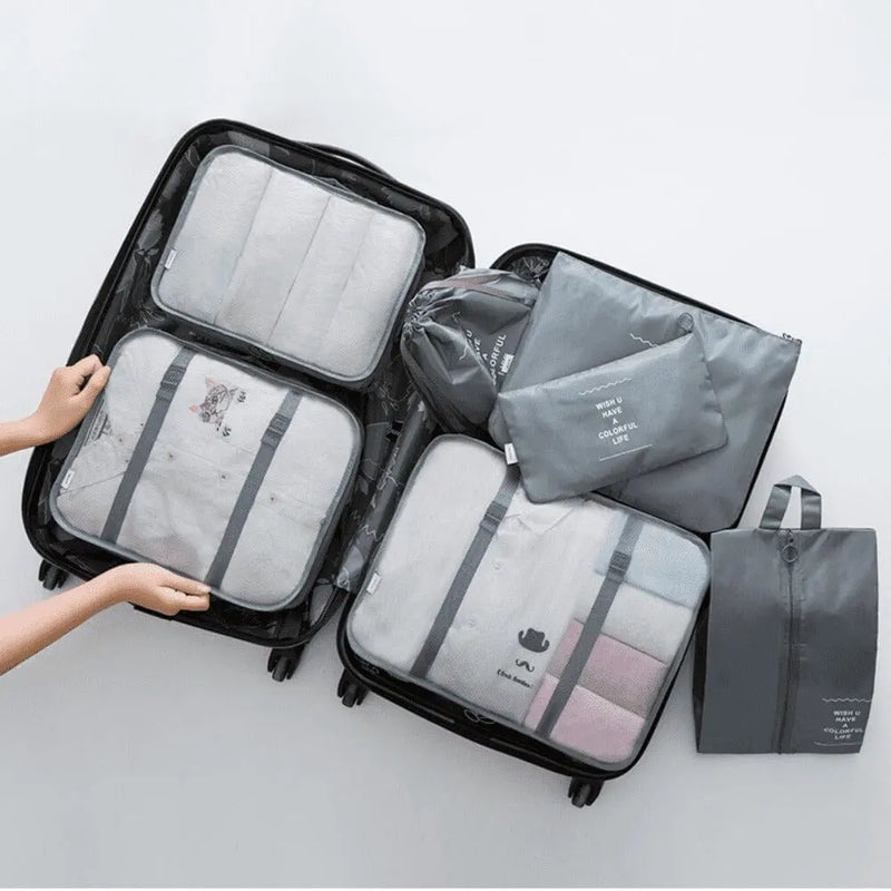 Kit 7 Bolsas Organizadoras Para Mala de Viagem STORAGE BAG - PAGUE 4 LEVE 7 - SUPER PROMOÇÃO POR TEMPO LIMITADO