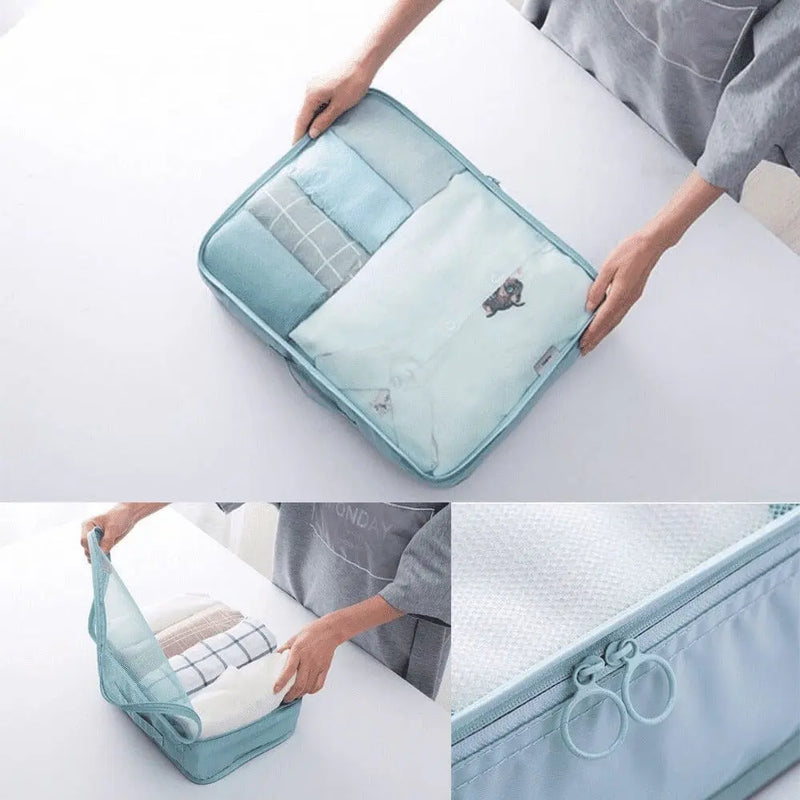 Kit 7 Bolsas Organizadoras Para Mala de Viagem STORAGE BAG - PAGUE 4 LEVE 7 - SUPER PROMOÇÃO POR TEMPO LIMITADO