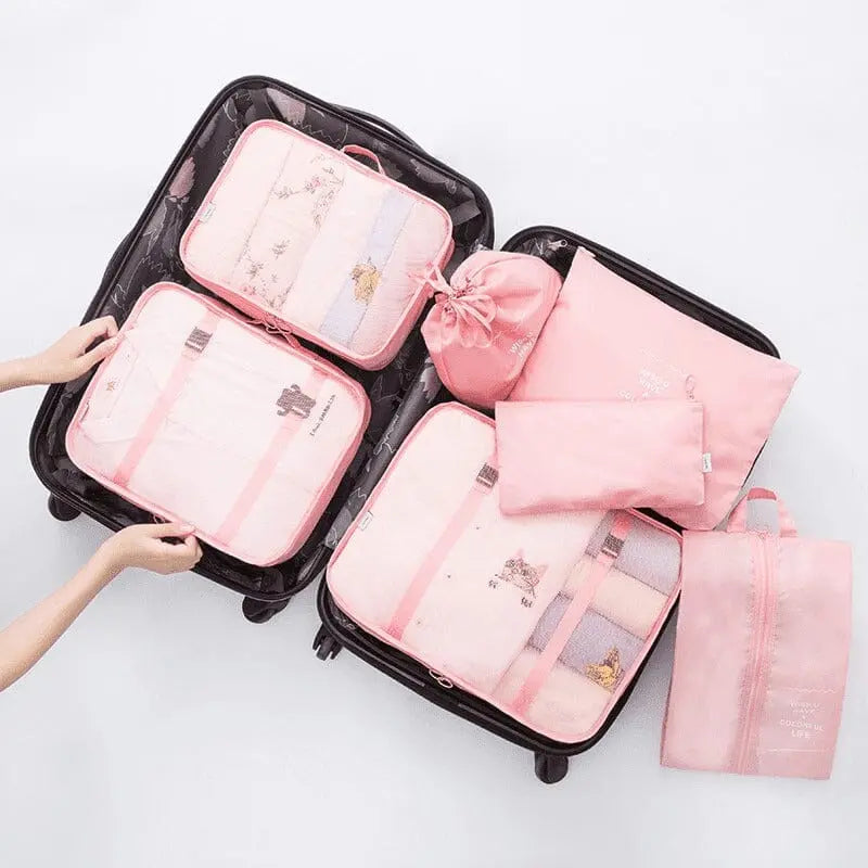 Kit 7 Bolsas Organizadoras Para Mala de Viagem STORAGE BAG - PAGUE 4 LEVE 7 - SUPER PROMOÇÃO POR TEMPO LIMITADO