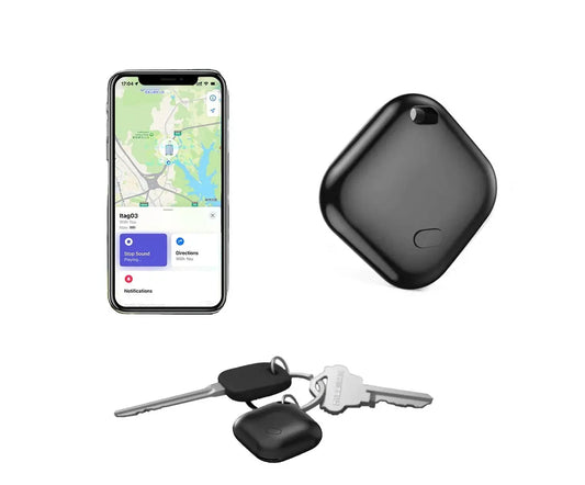 Mini Rastreador iPhone Bluetooth GPS – Localizador de Chaves, Mochilas e Objetos Tangorila