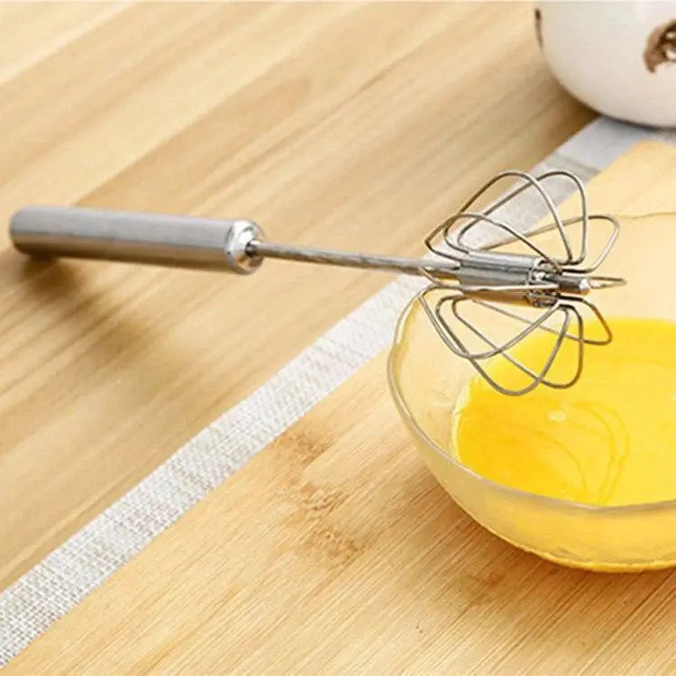 Batedor de Aço Inoxidável Semi-Automático - Utensílio de Cozinha Tangorila