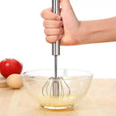 Batedor de Aço Inoxidável Semi-Automático - Utensílio de Cozinha Tangorila