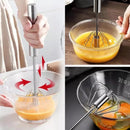 Batedor de Aço Inoxidável Semi-Automático - Utensílio de Cozinha Tangorila