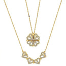 Colar da sorte de Trevo e 4 Corações Tangorila